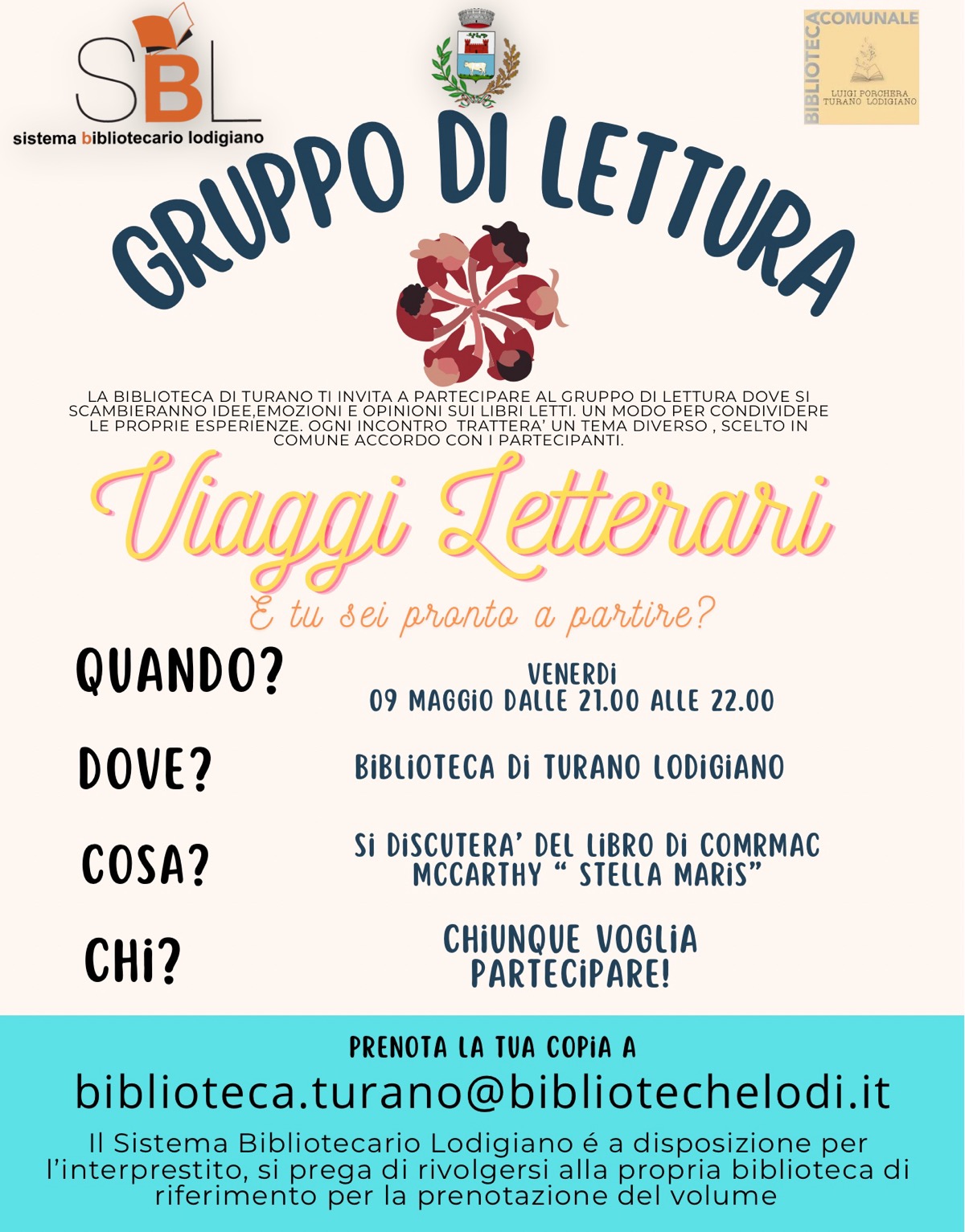 Gruppo di lettura Turano Lodigiano Maggio
