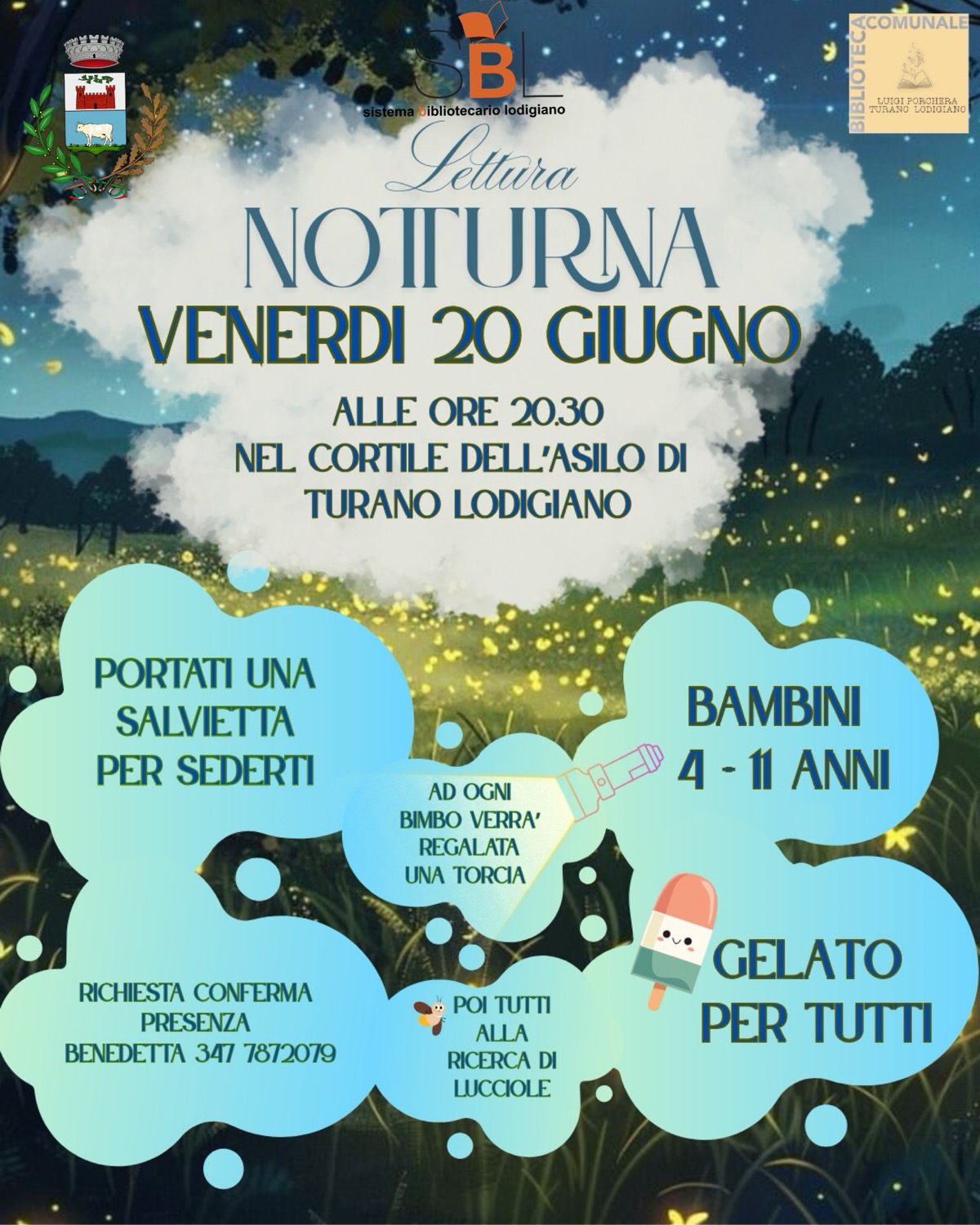 Notte in Biblioteca” style=