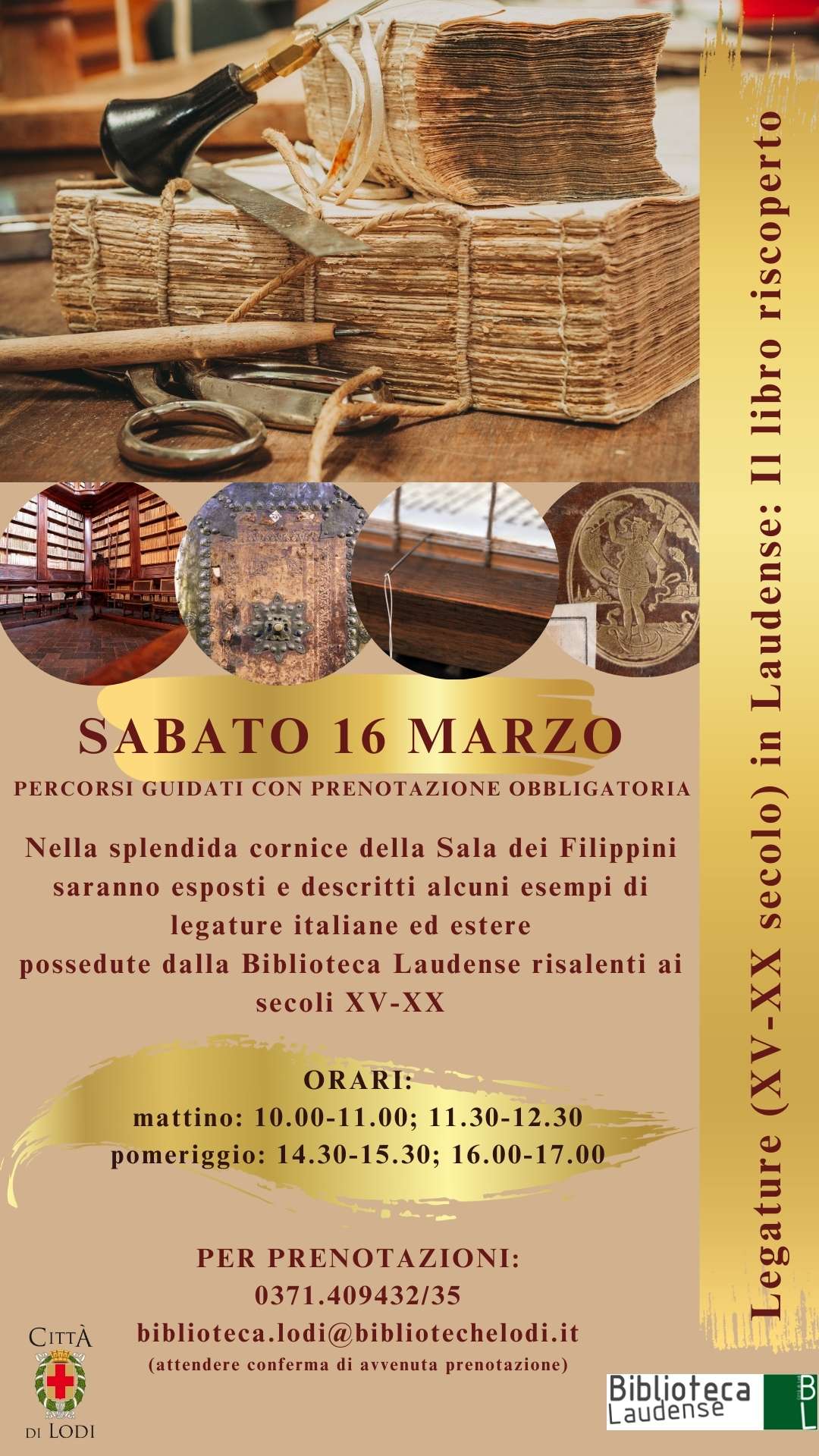 LEGATURE (XV - XX SECOLO) IN LAUDENSE: IL LIBRO RISCOPERTO