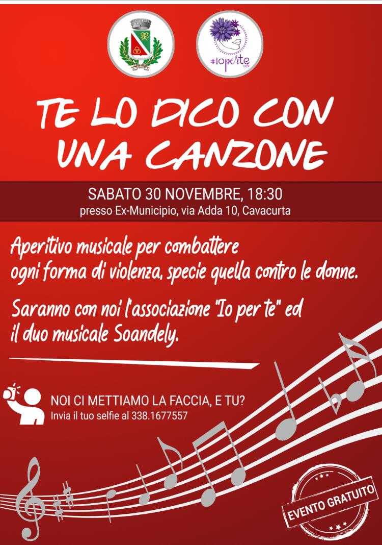 TE LO DICO CON UNA CANZONE”
style=