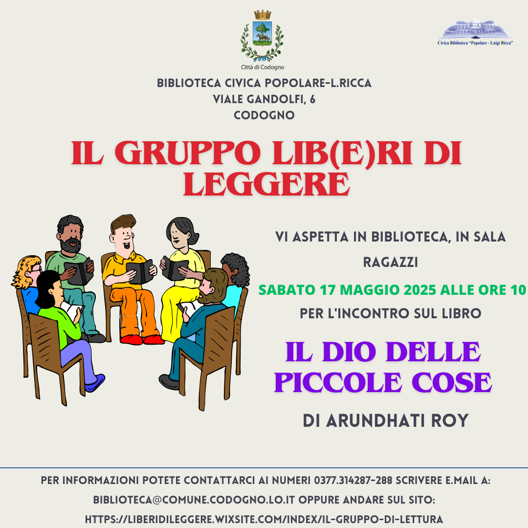 Liberi di leggere 17 maggio 2025