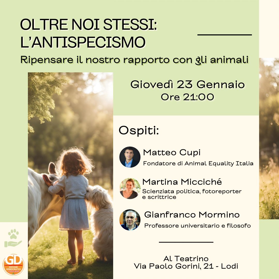 Oltre noistessi: l’antispecismo