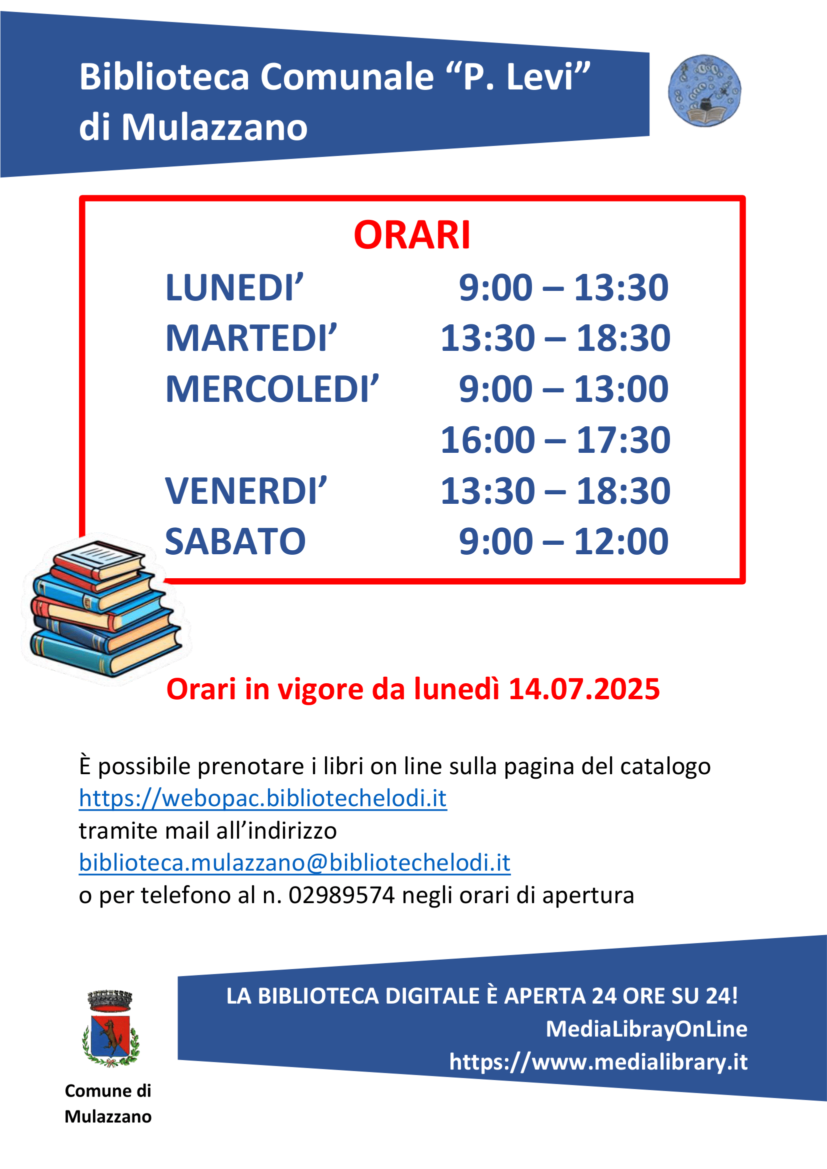 Nuovi orari