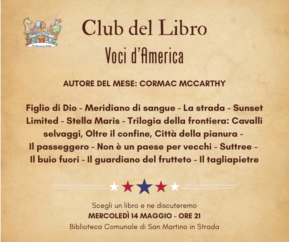 San Martino in Strada Il Club del Libro 14 Maggio 2025