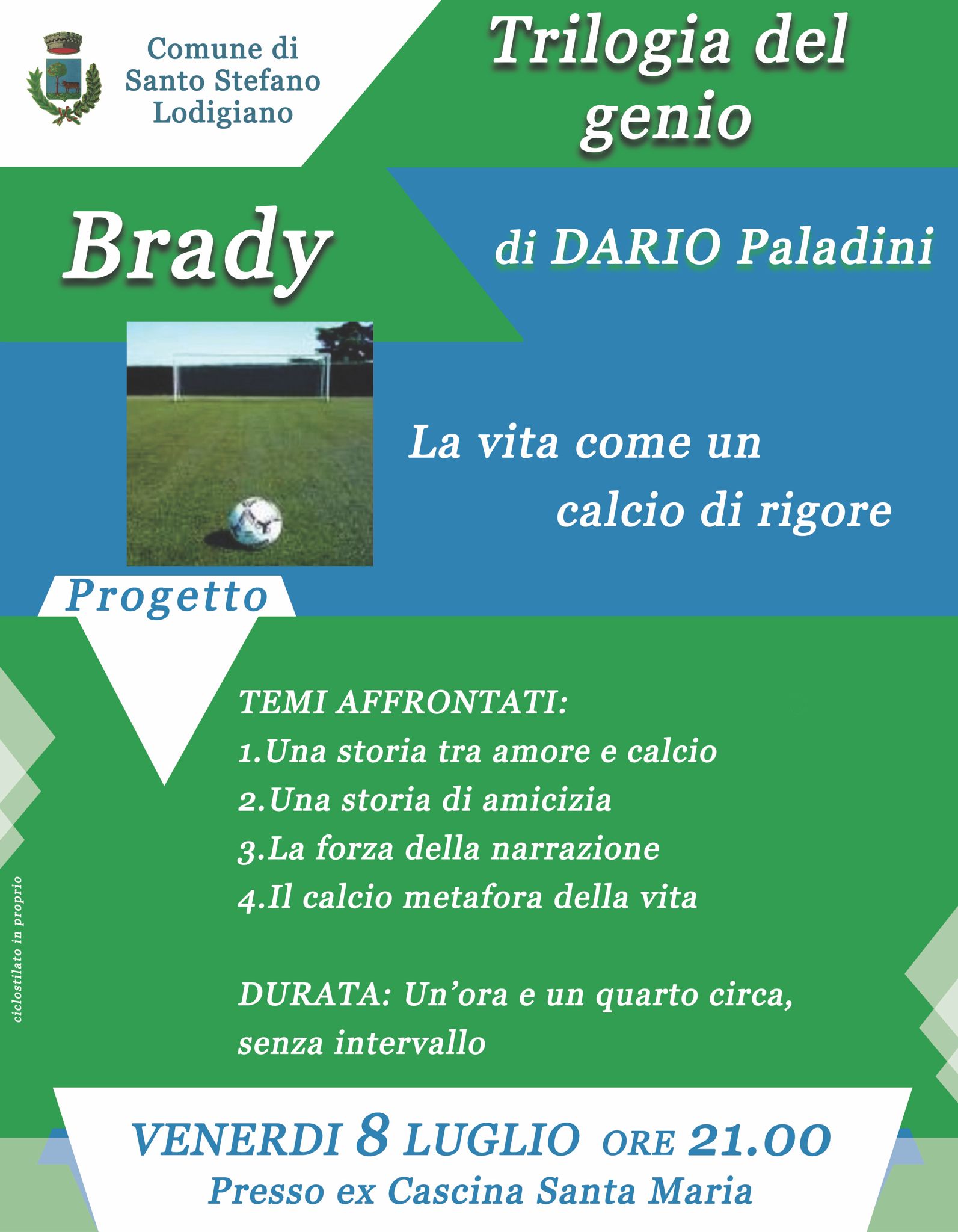 Volantino dello spettacolo